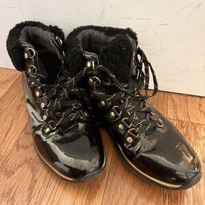 Cole Haan Zerogrand Black Rain/Snow Boots 7.5B